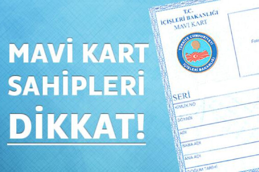 Mavi kartlı Türk vatandaşı silah ruhsat işlemleri (mavi kartlılar kütüğü)